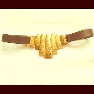 Brown and Gold Choker